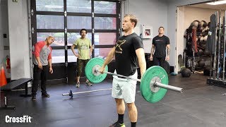 Weightlifting: High Hang Snatch