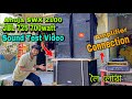 Ahuja SWX 2100 Full Sound Test Video || Amplifier Connection Details || JBL 725 2Top Price- ? #dj