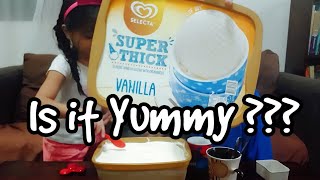 SELECTA SUPER THICK VANILLA ICE CREAM | Is it Yummy ???