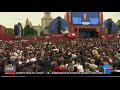 Launch of #WorldCup at Fan Park at Luzhniki Stadium in moscow