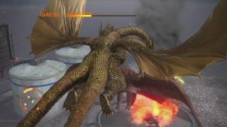 キングギドラ(進化LvMAX)でキングオブモンスターモード！【GODZILLA-VS PS4】