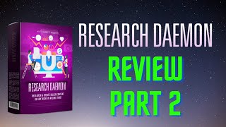 Review of Research Daemon! Part 2!  Features of Research Daemon