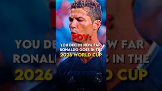 You decide how far Ronaldo goes in the 2026 World Cup 🥶🔥😈 #HyperTo2K #hypereditz