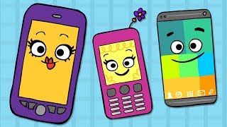 📲Cellphone Daddy Mommy Song | Mother Goose Club Kid Songs and Baby Songs
