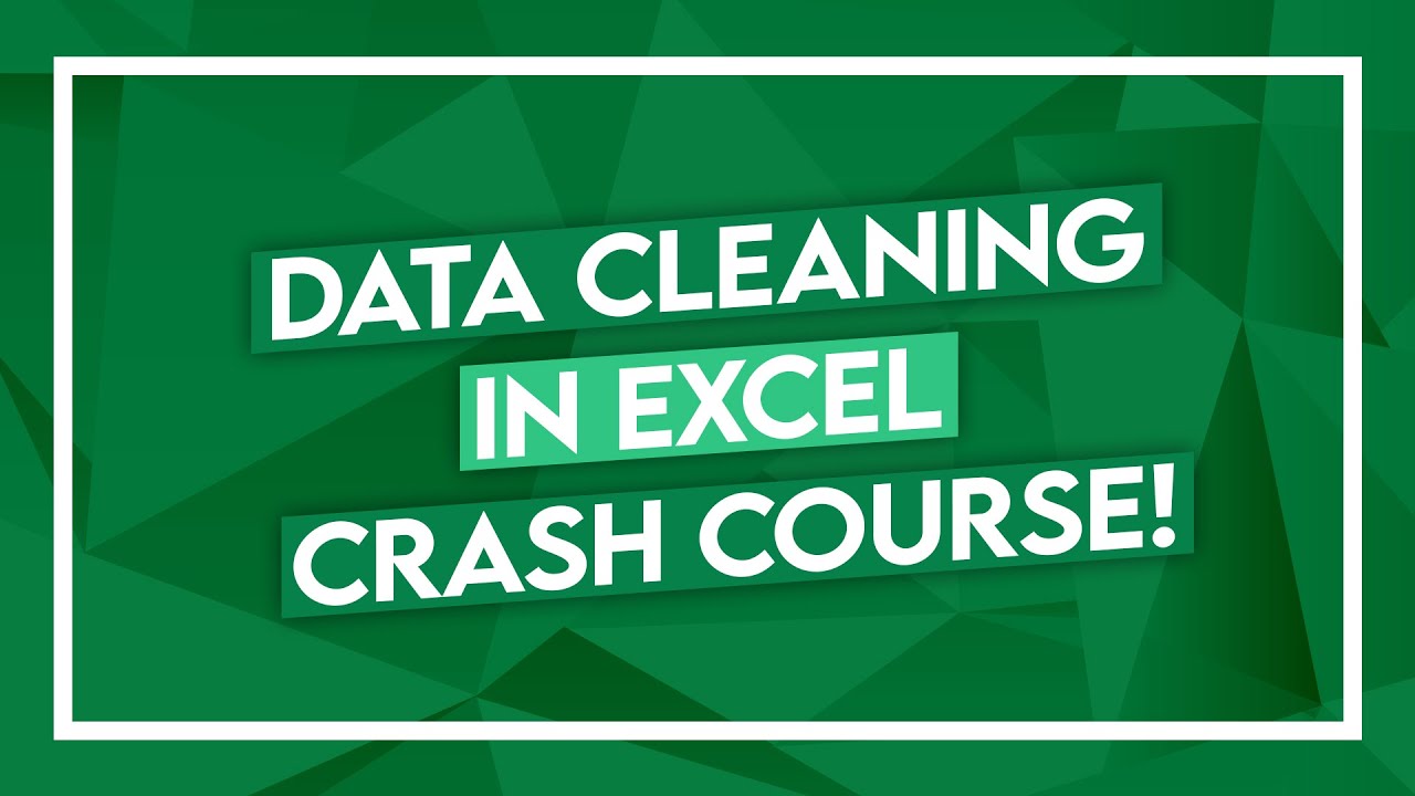 Excel Crash Course Data Cleaning In Excel Microsoft Excel Tutorial Excel Crash Course Data Cleaning In Excel Microsoft Excel Tutorial