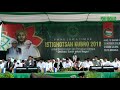 Kyai Marzuki Mustamar; Cara Warga NU agungkan kalimat Tauhid; istighotsah kubro 2018 -PCNU Sidoarjo