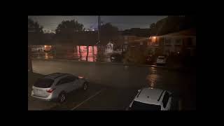 Lightning Flashes and Heavy Rain Pours Down as Storms Hit Parts of Texas
