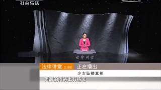 20150408 法律讲堂  少女坠楼真相