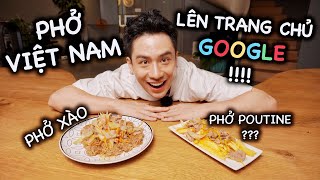 #Vlogmas: Nấu thử món Phở mới lạ: Phở Poutine \u0026 Phở Xào nhân Ngày Phở VN // Dinology