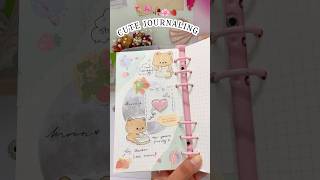 ഒരു cute aesthetic journaling ചെയ്‌താലോ 🌷🎀🍓🌸 #diy #craft #shorts