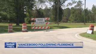 Closed roads in surrounding areas cause traffic backups in Vanceboro