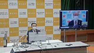 新型コロナ　島根県の会見　感染拡大に伴う休校要請について　2022年２月23日