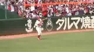 天谷のファインプレイ