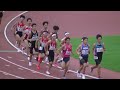 20241027北九州陸上カーニバル 中学男子3000m決勝第4組（最終組）