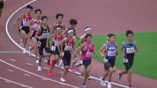 20241027北九州陸上カーニバル 中学男子3000m決勝第4組（最終組）