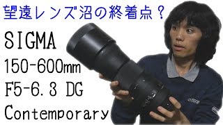 [ 望遠レンズ泥沼 ]  SIGMA 150-600mm F5-6.3 DG Contemporary を買ってみた