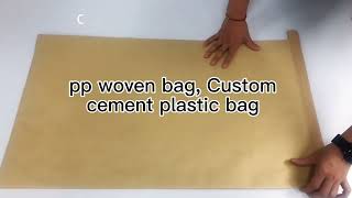 20 kg 25 kg 40 kg 50 kg water proof kraft cement paper bag for coal industrial paper kraft sack