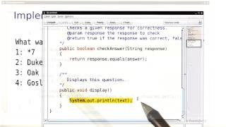 The Display Method - Intro to Java Programming