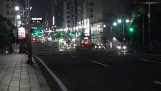 広島市内の風景・原爆ドーム前電停 （ Hiroshima Atomic Bomb Dome Streetcar Stop）