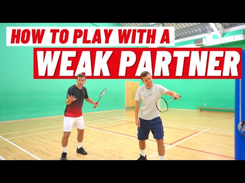 6 tips for playing with a weaker badminton partner