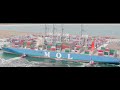 MOL TRIUMPH   Cargo operation at Rotterdam World Gateway RWG　20,000TEU