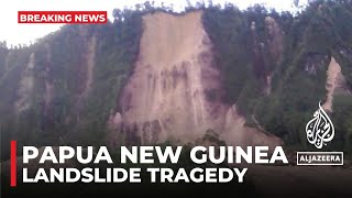Landslide in remote Papua New Guinea village kills about 100