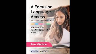 NFMLTA Presents: A Focus on Language Access. "From Snapshots to Stories" with Dr. Erin Fell.
