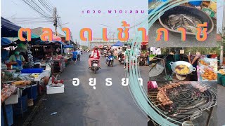 ตลาดเช้าภาชี อยุธยา |@duang_patalon