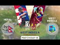 Nepal Vs West Indies A | Tour of Nepal | Kantipur Max HD LIVE | Match 01 | 27 April 2024