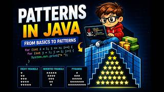 Java Pattern Programs – Complete Guide to Star Patterns (Beginner Friendly) | DAY 6 part1
