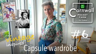 'Julie Andrews' inspo SHIRT REVEAL | B6571 retro pattern | Vintage inspired CAPSULE WARDROBE