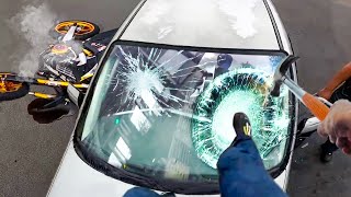 ULTIMATE MIRROR SMASH COMPILATION | BIKERS SMASHING MIRRORS FOR 20 MINUTES