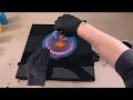 The Black Hole technique - Acrylic fluid art painting