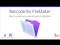 Creating Barcodes in FileMaker with Barcode For FileMaker