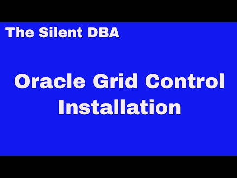 Oracle Grid Control Installation
