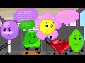 BFB - Driving together with Flowerpop and their friends