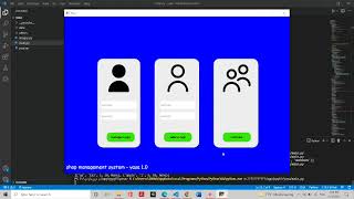 store management Database (app) using python