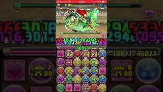 [パズドラ] ６月のクエスト チャレンジ Lv.10 リクウ ソロ 攻略 慣れるまで…疲れました…(´ω`)