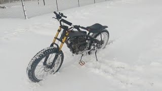 Testing My Phatmoto All-Terrain In The Snow