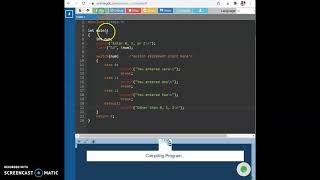 CIS3146: Week-2 Switch Case and While Loop Programming Example