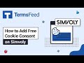 How to Add Free Cookie Consent on Simvoly