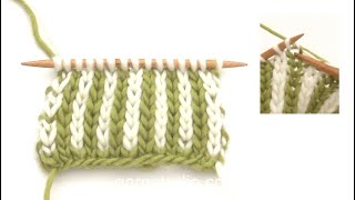 How to knit one below (k1b)