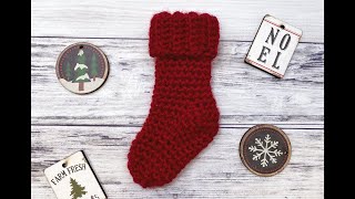 Mini Crochet Stocking - Easy Crochet Tutorial