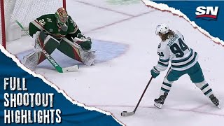 Minnesota Wild at San Jose Sharks | FULL Shootout Highlights