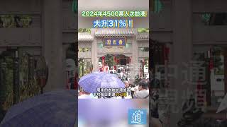 2024年4500萬人次訪港，大升31%！#香港 #香港旅遊 #一簽多行