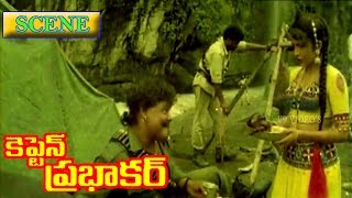 Prabhakar chasing sandalwood vechiles - Captain Prabhakar | Vijayakanth | Ramya Krishna | V9 Videos