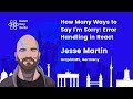 How Many Ways to Say I'm Sorry, Error Handling in React - Jesse Martin