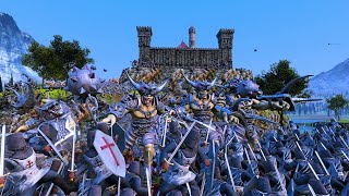 Knights Templar Lay Siege to ORC Castle - Ultimate Epic Battle Simulator UEBS