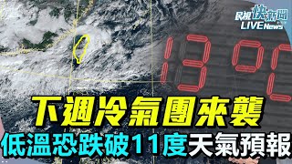 【LIVE】1123 把握週末好天氣！下週冷氣團來襲低溫恐再跌 氣象署一週天氣預報｜民視快新聞｜