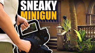 Full Sneak With Minigun, I'm Not Even Kidding | GTA Online The Cayo Perico Heist